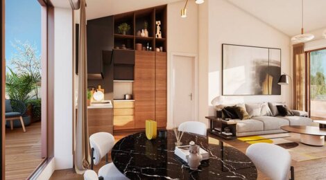 Programme immobilier neuf Allée Gloria - Toulouse : logements neufs près du jardin Pierre Goudouli, luminosité et flexibilité d’investissement (31000) - Référence : 14845