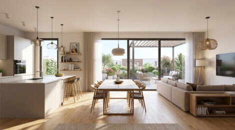 Programme immobilier neuf LABEL ROSE - Toulouse : logements neufs sur les hauteurs de Pouvourville proches du centre-ville (31000) - Référence : 9342