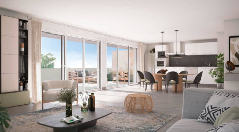 Programme immobilier neuf Tresaur - Toulouse : logements neufs T2–T5 proche des transports (31000) - Référence : 16937