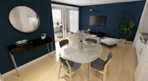 Programme immobilier neuf NATURÉA - TR LIBRE - Toulouse Nord : Résidence T2–T3 avec style toulousain et confort moderne proche des commodités (31000) - Référence : 14204
