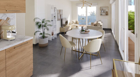Programme immobilier neuf Terre Garonne - Toulouse : Résidence studio–T5 avec cadre dynamique et confort optimisé proche des transports (31000) - Référence : 14277