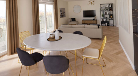 Programme immobilier neuf Terre Garonne - Toulouse : Résidence studio–T5 avec cadre dynamique et confort optimisé proche des transports (31000) - Référence : 14277