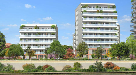 Programme immobilier neuf Terre Garonne - Toulouse : Résidence studio–T5 avec cadre dynamique et confort optimisé proche des transports (31000) - Référence : 14277