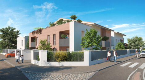 Programme immobilier neuf OMBELLE - Toulouse : Résidence T2–T4 avec cadre naturel et confort optimisé proche des espaces verts (31000) - Référence : 6271
