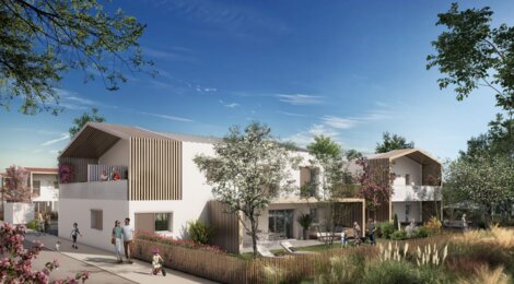 Programme immobilier neuf RE-CREATION BOISEE - Villeneuve-Tolosane : Résidence T2–T5 avec cadre écologique et confort optimisé dans l’écoquartier Las Fonses (31270) - Référence : 14417
