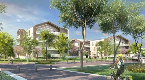 Programme immobilier neuf RE-CREATION BOISEE - Villeneuve-Tolosane : Résidence T2–T5 avec cadre écologique et confort optimisé dans l’écoquartier Las Fonses (31270) - Référence : 14417