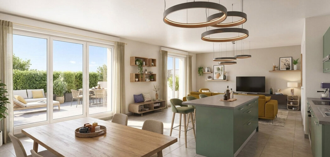 Programme immobilier neuf RÉSIDENCE MAZUREVA - Aucamville : logements neufs proches des bassins d’emplois aéronautiques et de Toulouse (31140) - Référence : 14863