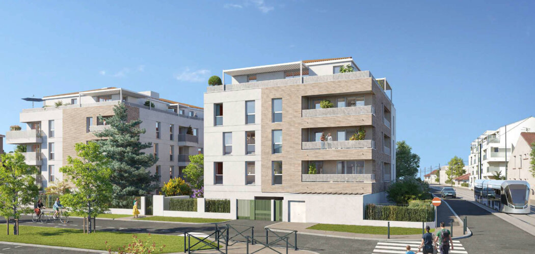 Programme immobilier neuf VOLTIGE - Blagnac coeur historique à proximité immédiate du tramway T1 (31700) - Référence : 14816