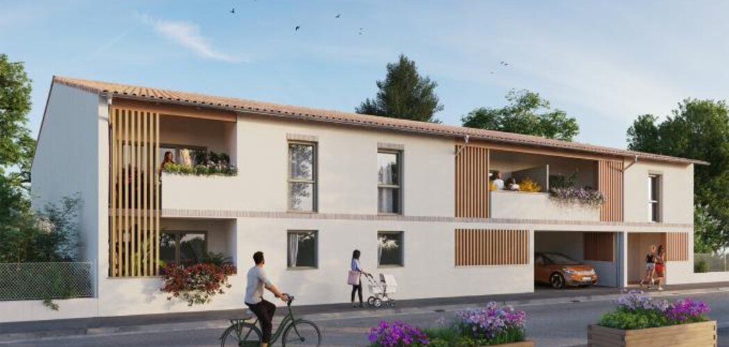 Programme immobilier neuf LA MÉSANGE - Muret : logements neufs lumineux et écoresponsables proche du Parc Clément Ader (31600) - Référence : 7434