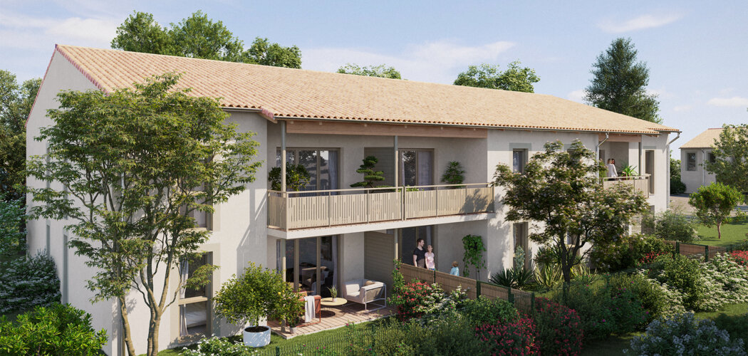 Programme immobilier neuf LA MÉSANGE - Muret : logements neufs lumineux et écoresponsables proche du Parc Clément Ader (31600) - Référence : 7434