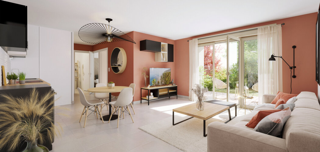 Programme immobilier neuf LA MÉSANGE - Muret : logements neufs lumineux et écoresponsables proche du Parc Clément Ader (31600) - Référence : 7434