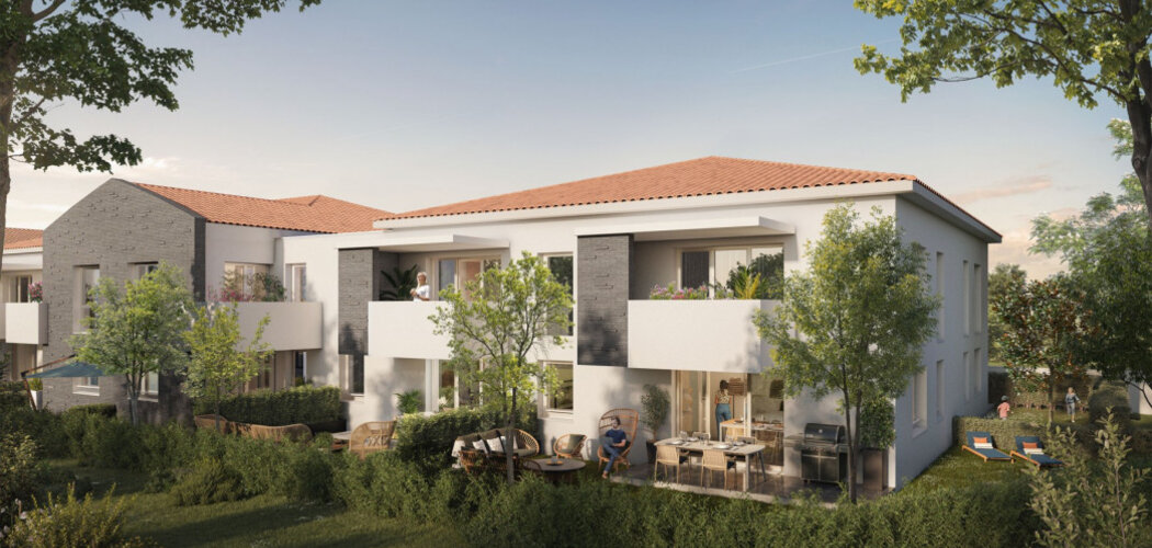 Programme immobilier neuf HARMONIE - Quint-Fonsegrives : logements neufs proches de Toulouse et des transports (31130) - Référence : 14880