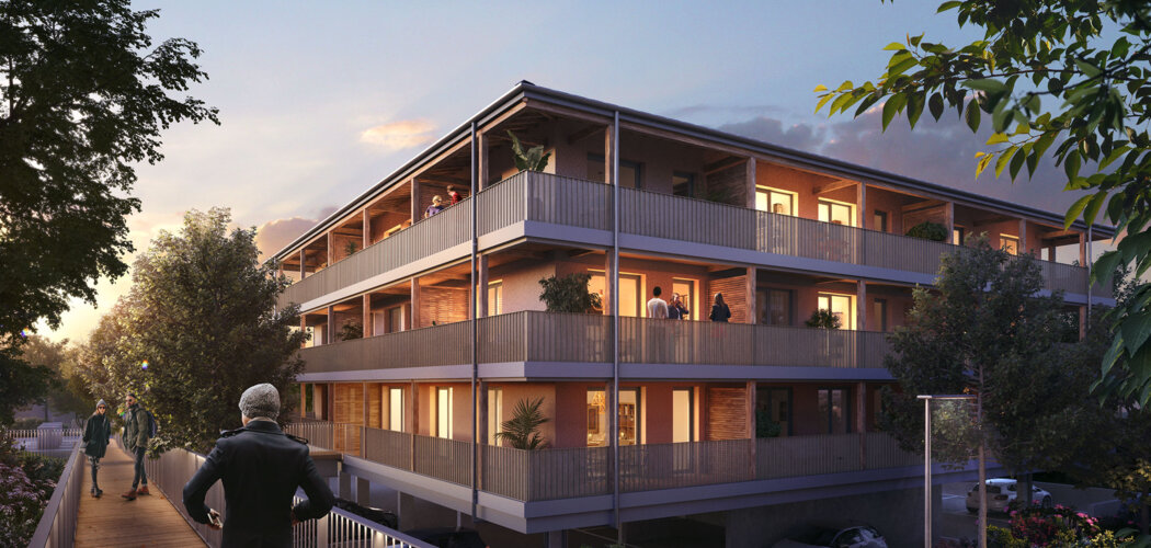 Programme immobilier neuf INITIA - Ramonville-Saint-Agne : Résidence T2–T5 avec cadre naturel et confort optimisé proche des commodités (31520) - Référence : 17762