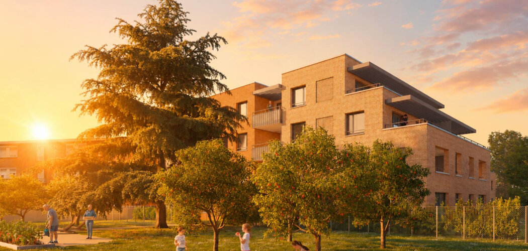 Programme immobilier neuf Le Célène - Toulouse appartements neufs près métro C (31000) - Référence : 17778
