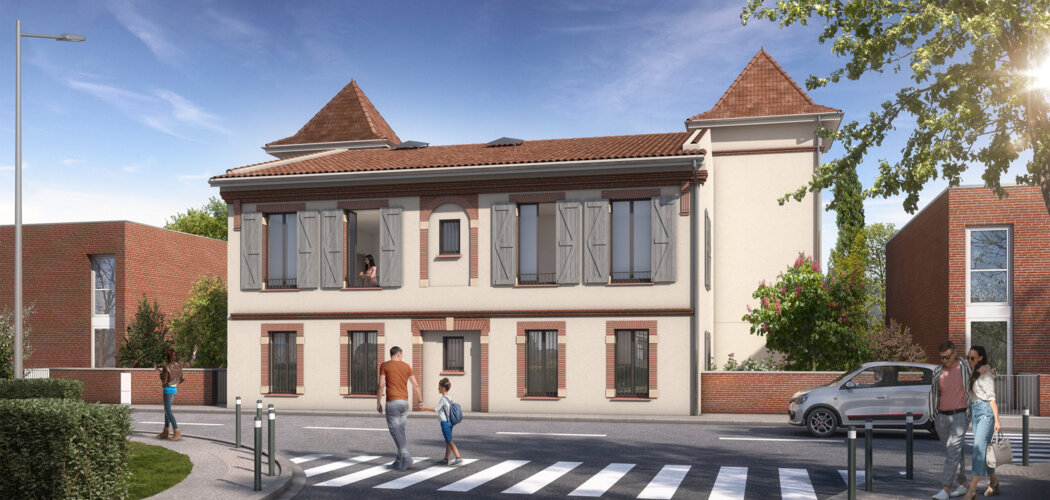 Programme immobilier neuf LE 220 CASSELARDIT - Toulouse : appartements rénovés T1–T2 proche du tram et de l’hôpital Garonne (31000) - Référence : 15723