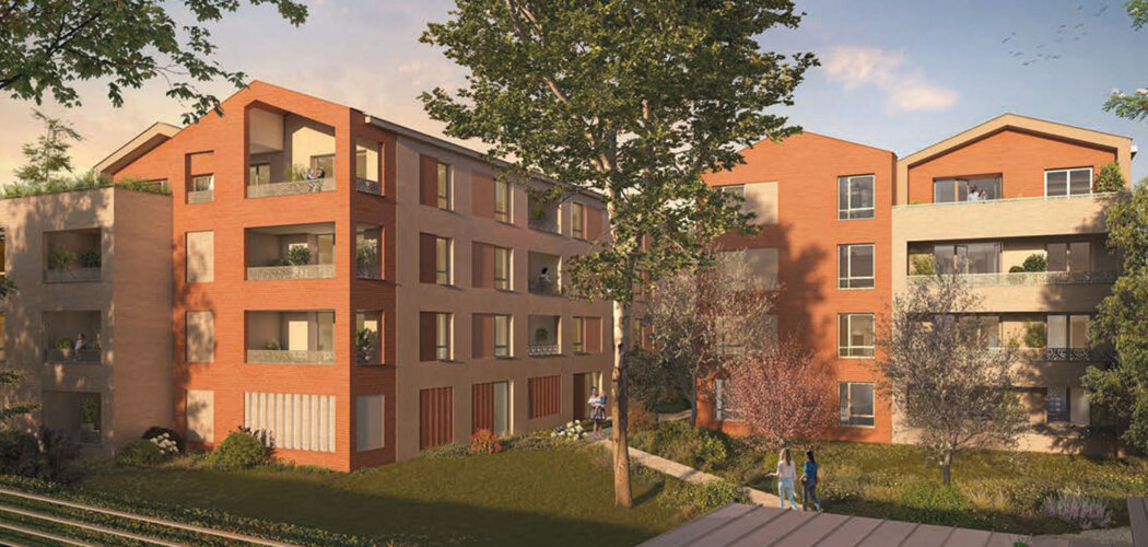 Programme immobilier neuf VILLA AMAYA - Toulouse cadre végétalisé proche bus et centre ville (31000) - Référence : 17942