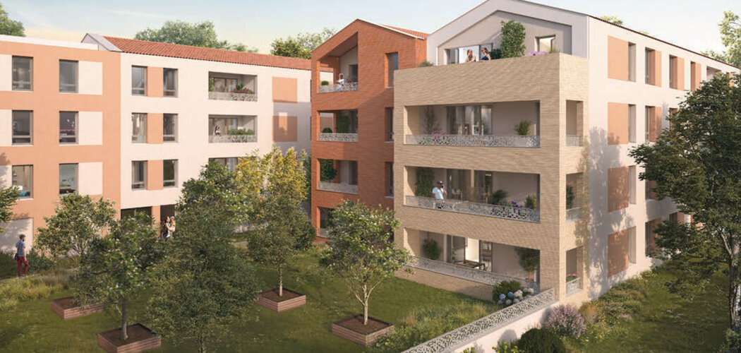 Programme immobilier neuf VILLA AMAYA - Toulouse cadre végétalisé proche bus et centre ville (31000) - Référence : 17942