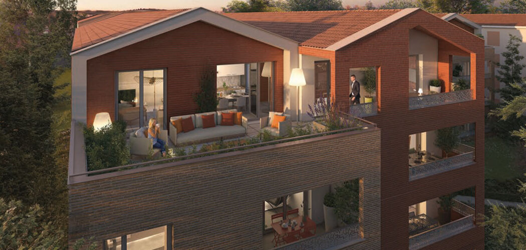 Programme immobilier neuf VILLA AMAYA - Toulouse cadre végétalisé proche bus et centre ville (31000) - Référence : 17942