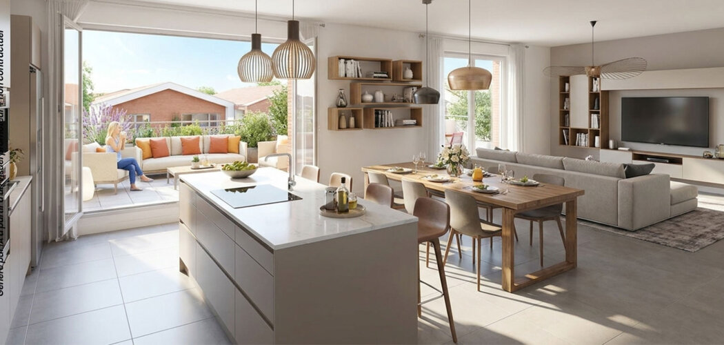 Programme immobilier neuf VILLA AMAYA - Toulouse cadre végétalisé proche bus et centre ville (31000) - Référence : 17942
