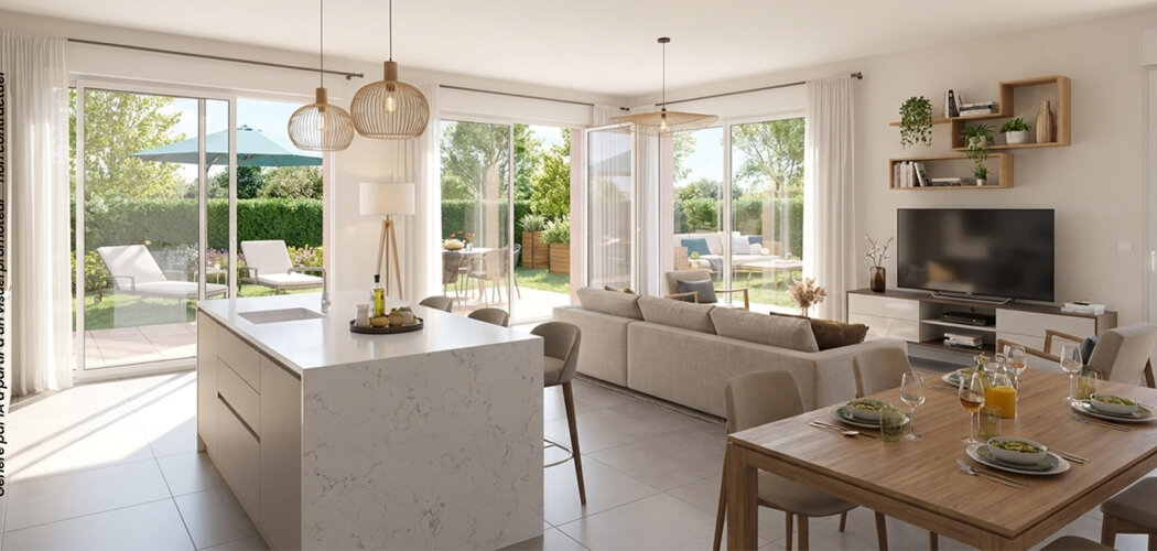 Programme immobilier neuf Le Domaine du Marronnier - Toulouse cadre verdoyant à Lardenne proche centre ville (31000) - Référence : 17637