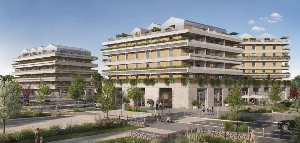 Programme immobilier neuf Fresh Touch - Toulouse : logements neufs écoresponsables à deux pas de la gare Saint-Martin-du-Touch (31000) - Référence : 18029