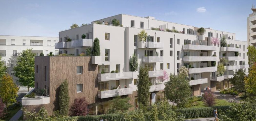 Programme immobilier neuf Nature & sens tva 20% - Toulouse : logements neufs sécurisés et verdoyants proche des transports (31000) - Référence : 14838