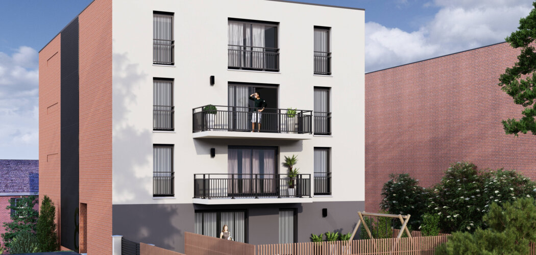 Programme immobilier neuf LABEL ROSE - Toulouse : logements neufs sur les hauteurs de Pouvourville proches du centre-ville (31000) - Référence : 9342