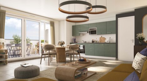 Programme immobilier neuf RÉSIDENCE MAZUREVA - Aucamville : logements neufs proches des bassins d’emplois aéronautiques et de Toulouse (31140) - Référence : 14863