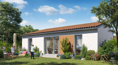 Programme immobilier neuf LE DOMAINE DE L'HERS - Baziège : logements neufs sécurisés et verdoyants proche des transports (31450) - Référence : 14805