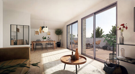 Programme immobilier neuf SOLARIS - Bruguières centre-ville près bus Tisséo (31150) - Référence : 13972