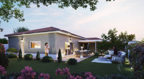 Programme immobilier neuf RÉSIDENCE TERRE D'ARGILE - Bruguières : logements neufs sécurisés et verdoyants proche des commodités (31150) - Référence : 14882