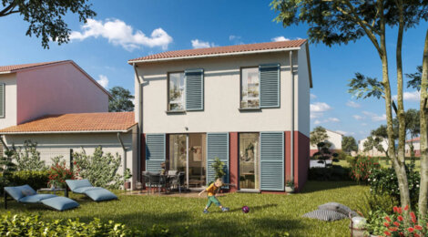 Programme immobilier neuf Les Jardins d'Arize - Carbonne : Résidence T4–T5 avec cadre résidentiel et confort optimisé proche des commodités (31390) - Référence : 6620