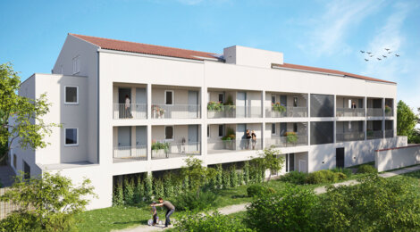 Programme immobilier neuf Krysalis - Cugnaux : Résidence T2–T4 avec cadre résidentiel et confort optimisé proche des commodités (31270) - Référence : 7091
