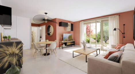 Programme immobilier neuf LA MÉSANGE - Muret : logements neufs lumineux et écoresponsables proche du Parc Clément Ader (31600) - Référence : 7434