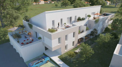 Programme immobilier neuf HORIZON - Pins-Justaret : appartements neufs sécurisés et verdoyants proche de la médiathèque (31860) - Référence : 14822