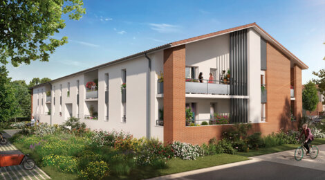 Programme immobilier neuf Résidence Terra Flora - Pinsaguel : logements neufs intimistes et verdoyants proche des commerces (31120) - Référence : 14850