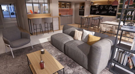 Programme immobilier neuf Prim'House Midi - Toulouse cadre connecté proche services et transports (31000) - Référence : 18098