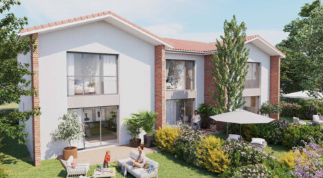 Programme immobilier neuf Les Jardins de Saint-Simon - Toulouse en plein  quartier Saint-Simon (31000) - Référence : 15117