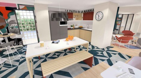 Programme immobilier neuf STUDENTLY TOULOUSE ST CYPRIEN - Toulouse, logements étudiants et proximité ICAM en résidence moderne (31000) - Référence : 15980
