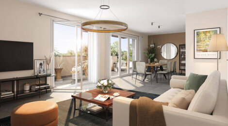 Programme immobilier neuf VIOLETTE DES FAUBOURGS / MINIME LAUTREC - Toulouse : logements neufs lumineux et familiaux aux Minimes (31000) - Référence : 7318
