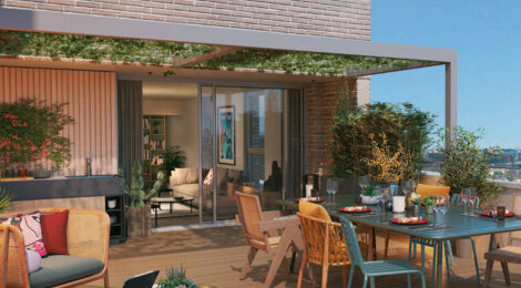 Programme immobilier neuf EMBLEME - Toulouse : logements neufs sécurisés et verdoyants proche des transports (31000) - Référence : 14836