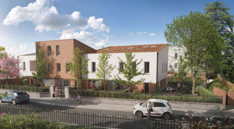 Programme immobilier neuf TILY - Toulouse : logements neufs sécurisés et verdoyants proche des transports (31000) - Référence : 15035