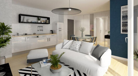 Programme immobilier neuf NATURÉA - TR LIBRE - Toulouse Nord : Résidence T2–T3 avec style toulousain et confort moderne proche des commodités (31000) - Référence : 14204