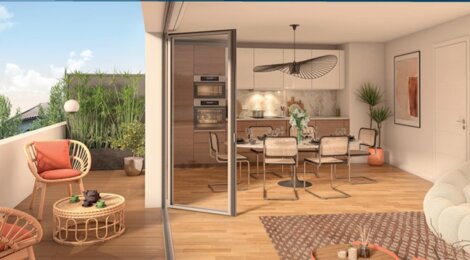 Programme immobilier neuf PANORAMA - Toulouse résidence en plein quartier de la Côte Pavée (31000) - Référence : 9359