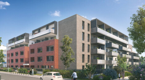 Programme immobilier neuf L'OUSTAL - Toulouse résidence sénior à deux pas  du parc de la Maourine (31000) - Référence : 9356