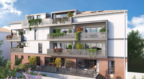 Programme immobilier neuf COEUR ARZAC - Toulouse : Résidence T1–T5 avec cadre végétal et confort optimisé proche des commodités (31000) - Référence : 16897