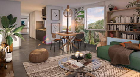 Programme immobilier neuf INSIDE PARK - Toulouse : Résidence T2–T3 avec cadre paysager et confort optimisé proche des espaces verts (31000) - Référence : 14210