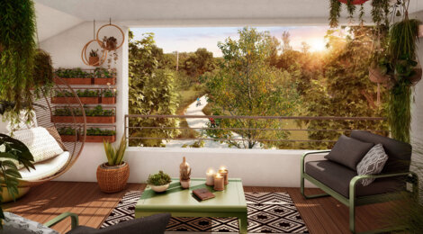 Programme immobilier neuf INSIDE PARK - Toulouse : Résidence T2–T3 avec cadre paysager et confort optimisé proche des espaces verts (31000) - Référence : 14210