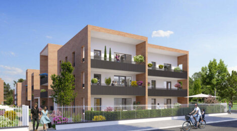 Programme immobilier neuf Vert Eden - Toulouse : Résidence T2–T4 avec cadre moderne et confort optimisé proche des commodités (31000) - Référence : 6269