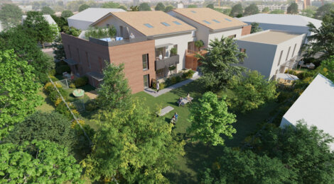 Programme immobilier neuf OMBELLE - Toulouse : Résidence T2–T4 avec cadre naturel et confort optimisé proche des espaces verts (31000) - Référence : 6271